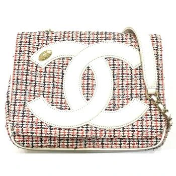 Chanel | Color Tweed Leather Pochette Shoulder Bag (Pre-Owned)