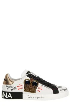 Dolce 
Gabbana | Dolce 
Gabbana Portofino Printed Sneakers