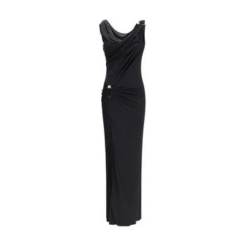 Versace | Draped jersey long Women's Dress