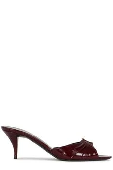 Yves Saint Laurent | Saint Laurent Babylone Logo Plaque Mules