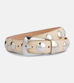 Khaite | Benny studded leather belt