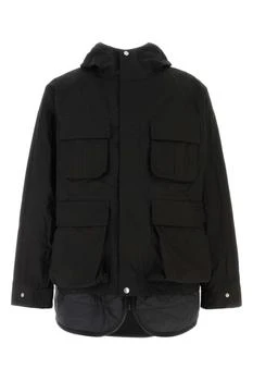Sacai | Sacai Zipped Hooded Coat