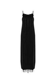 Jil Sander | Dress with decorative long fringes