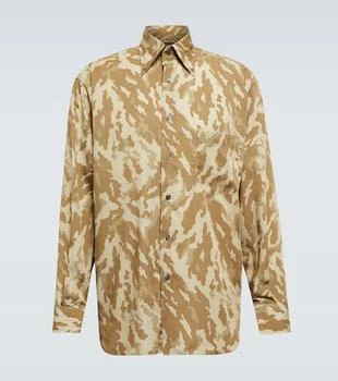 Tom Ford | Abstract camouflage print shirt