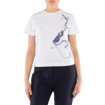 Burberry | Knight-Print Cotton T-Shirt