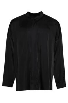 Rick Owens | Rick Owens Oversized Snap Collar Faun Shirt