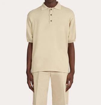 Salvatore Ferragamo | Short Sleeve Polo In White