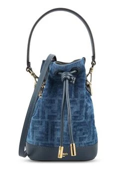 Fendi | Fendi Mon Tresor FF Jacquard Bucket Bag