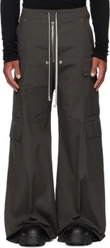 Rick Owens | Gray Concordians Cargobelas Cargo Pants