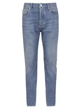 Brunello Cucinelli | Brunello Cucinelli Logo Patch Straight-Leg Jeans