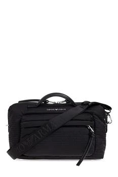 Emporio Armani Emporio Armani Monogram Lettering Satchel Bag
