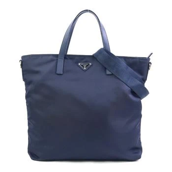 Prada | Nylon Leather Handbag Shoulder Bag (Pre-Owned)