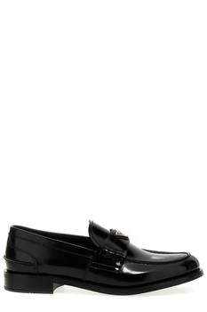 Prada | Prada Triangle-Logo Slip-On Loafers