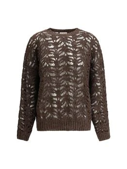 Brunello Cucinelli | Brunello Cucinelli Sequin-Embellished Crewneck Jumper