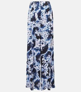 Dries Van Noten | Printed high-rise wide-leg pants