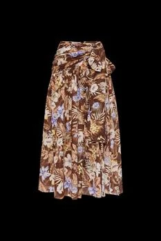 Zimmermann | Zimmermann Floral Motif Coco Bow Maxi Skirt