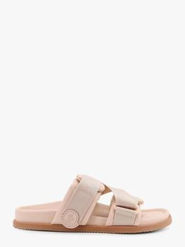 Moncler | Mon summer leather sandals with nylon details