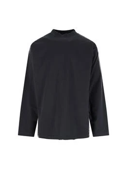 Balenciaga | Balenciaga Logo-Tape Long-Sleeved T-Shirt