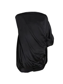 Calant Draped Stretch-Silk Top