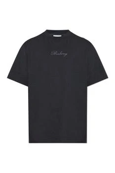 Burberry | Burberry Logo Embroidered Crewneck T-Shirt