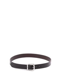 Valentino | Valentino Logo Engraved Buckled Reversible Belt