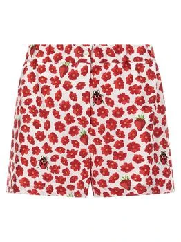 Versace | Versace Floral-Printed Elasticated Waistband Shorts