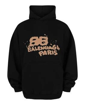 Balenciaga | Hand Drawn BB Icon Cotton Hoodie