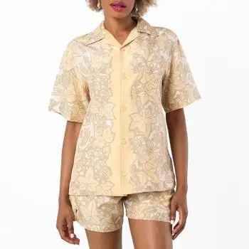 Burberry | Burberry Ivy Print Silk Shirt, Brand Size 6 ( US Size 4 )