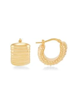 Saks Fifth Avenue | 14K Yellow Gold Huggie Earrings