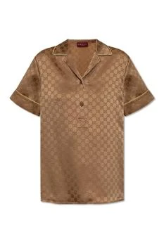 Gucci | Gucci GG Monogrammed Button-Up Shirt