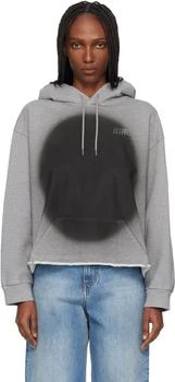 MM6 | Gray Unbrushed Cotton Hoodie