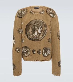 Dolce & Gabbana | Printed linen sweater