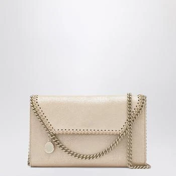 Stella McCartney | Falabella Airlite Gold crossbody wallet bag