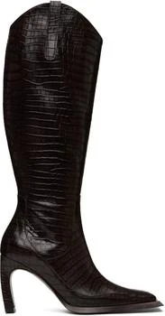 Brown Hellz Riding Boots
