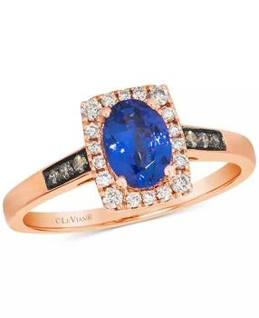 Le Vian | Tanzanite (5/8 ct. t.w.) & Diamond (1/5 ct. t.w.) Statement Ring in 14k Rose Gold