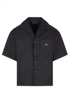 Prada | Prada Triangle-Logo Short-Sleeved Shirt