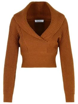 Max Mara | Max Mara Shawl Collar Knitted Jumper