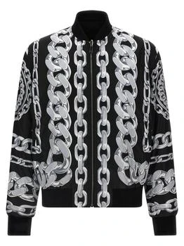Versace 
Medusa Chains
 Reversible Bomber Jacket