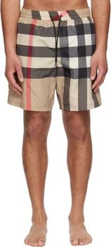 Burberry | Beige Guildes Swim Shorts