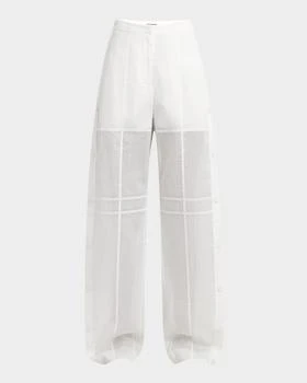 Jil Sander | Button-Side Relaxed Straight-Leg Paneled Pants