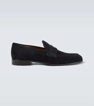 Gianvito Rossi | George suede penny loafers