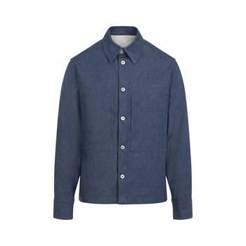 Jil Sander | Jil Sander Elbow Patch Denim Overshirt