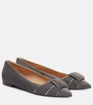 Gianvito Rossi | Suede ballet flats