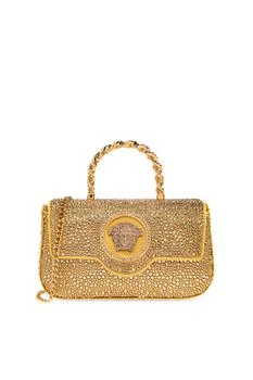 Versace | Handbag with shimmering crystals