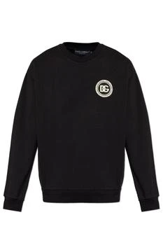 Dolce & Gabbana | Dolce & Gabbana DG Logo Patch Crewneck Sweatshirt