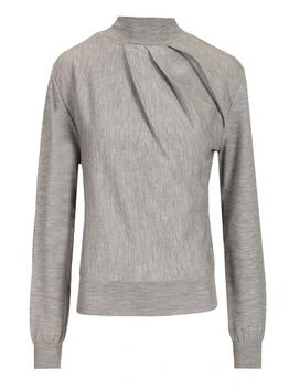 Givenchy | Givenchy Pleated High-Neck Knitted Sweater