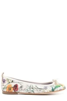 Gucci | Gucci Floral Printed Ballerina Shoes
