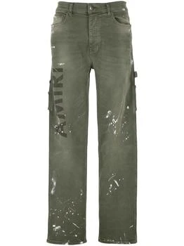 AMIRI | Amiri Paint Printed Slim Fit Jeans