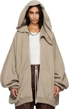 Rick Owens | Taupe Concordians Megamountain Hoodie