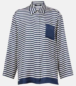 Max Mara | Maya striped silk shirt